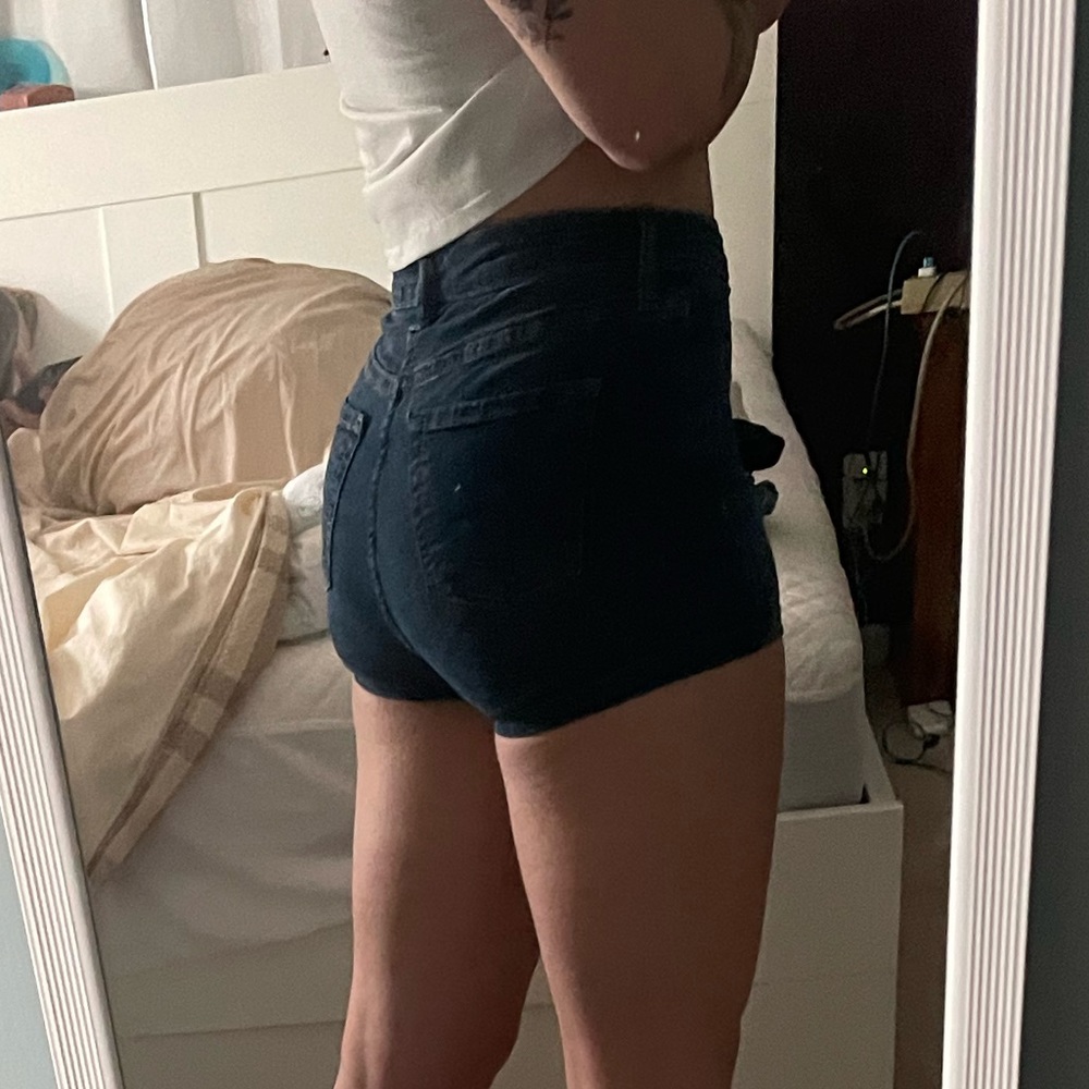 Dark wash jean shorts - wild fable